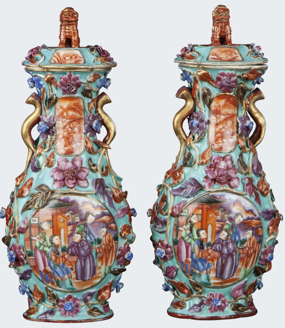 Famille rose Porcelaine Qianlong (1736-1795), Chine Famille rose Porcelaine Qianlong (1736-1795), Chine
