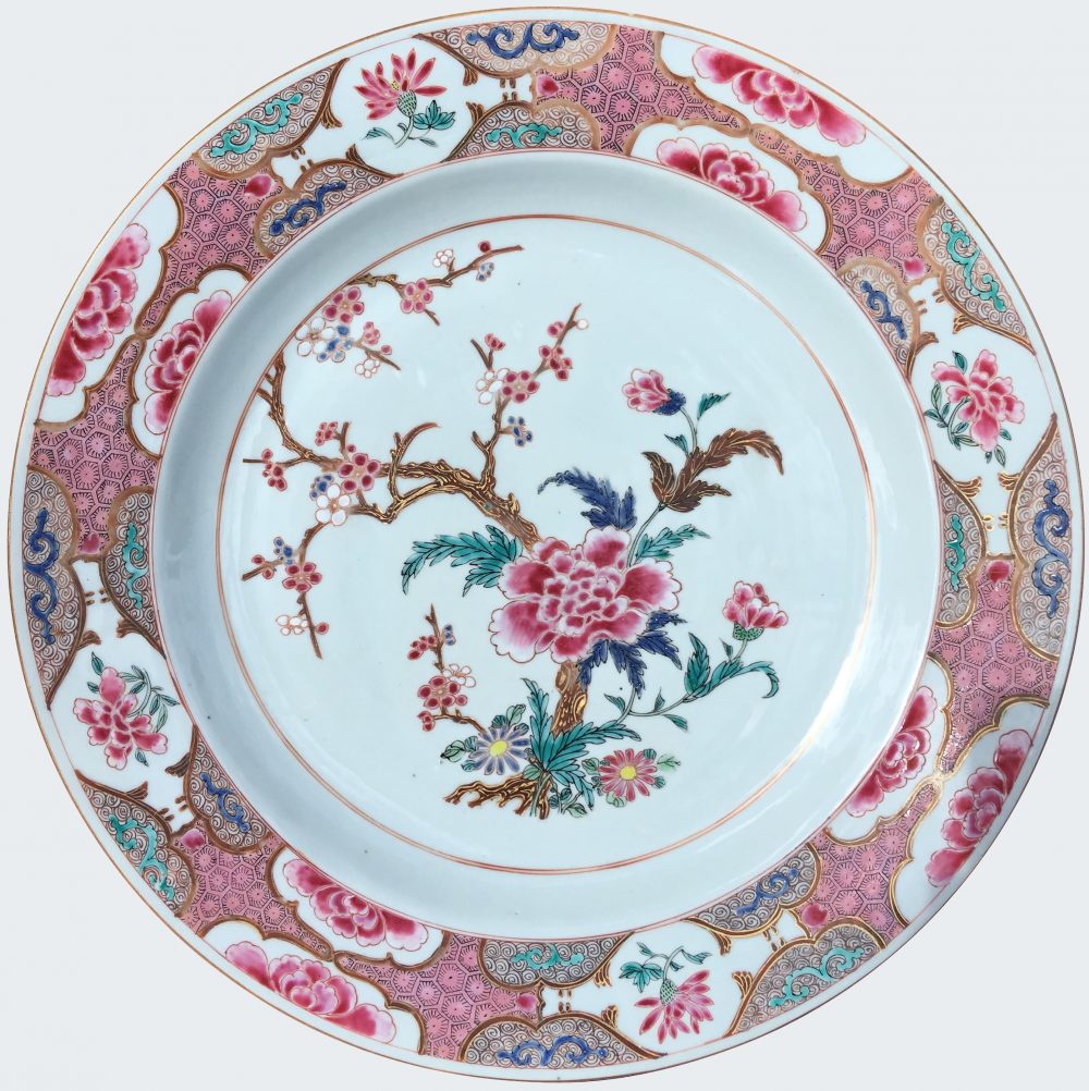 Famille rose Porcelaine Yongzheng (1723-1735), Chine