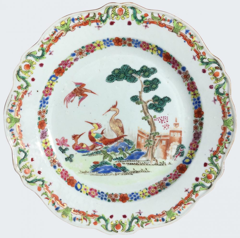 Porcelaine Qianlong (1735-1795), circa 1745, Chine Porcelaine Qianlong (1735-1795), circa 1745, Chine