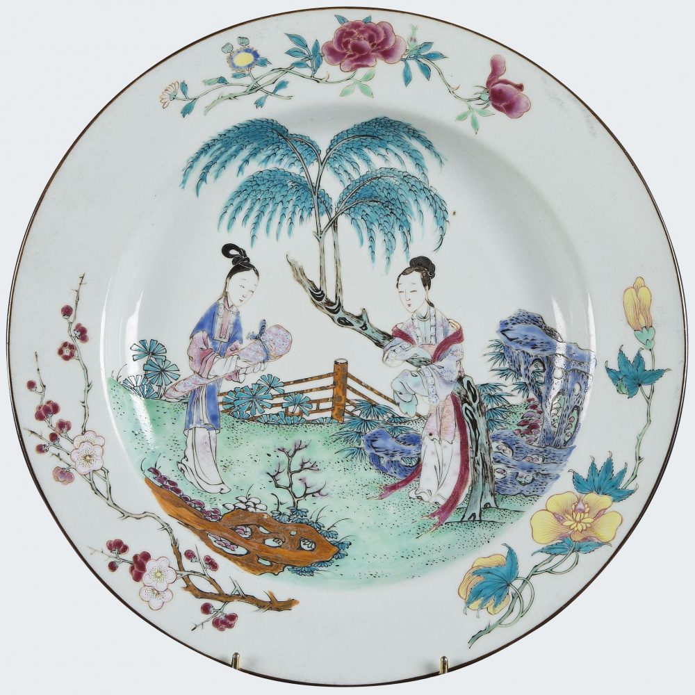 Famille rose Porcelaine Yongzheng (1723-1735), Chine