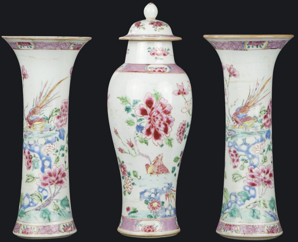 Famille rose Porcelain Yongzheng (1723-1735), Chine Famille rose Porcelain Yongzheng (1723-1735), Chine