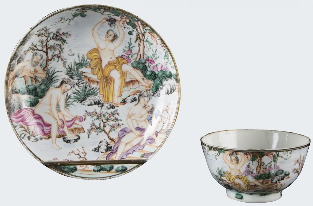 Famille rose Porcelaine Qianlong (1736-1795), vers 1745, Chine Famille rose Porcelaine Qianlong (1736-1795), vers 1745, Chine