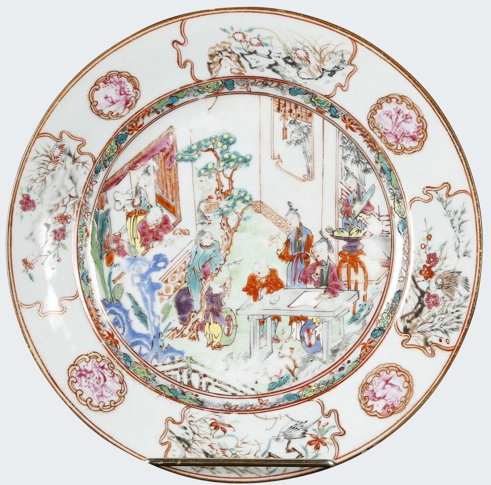 Porcelaine Qianlong (1736-1795), vers 1740, Chine Porcelaine Qianlong (1736-1795), vers 1740, Chine