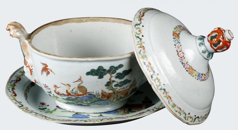 Famille rose Porcelaine Qianlong (1735-1795), vers 1745, Chine