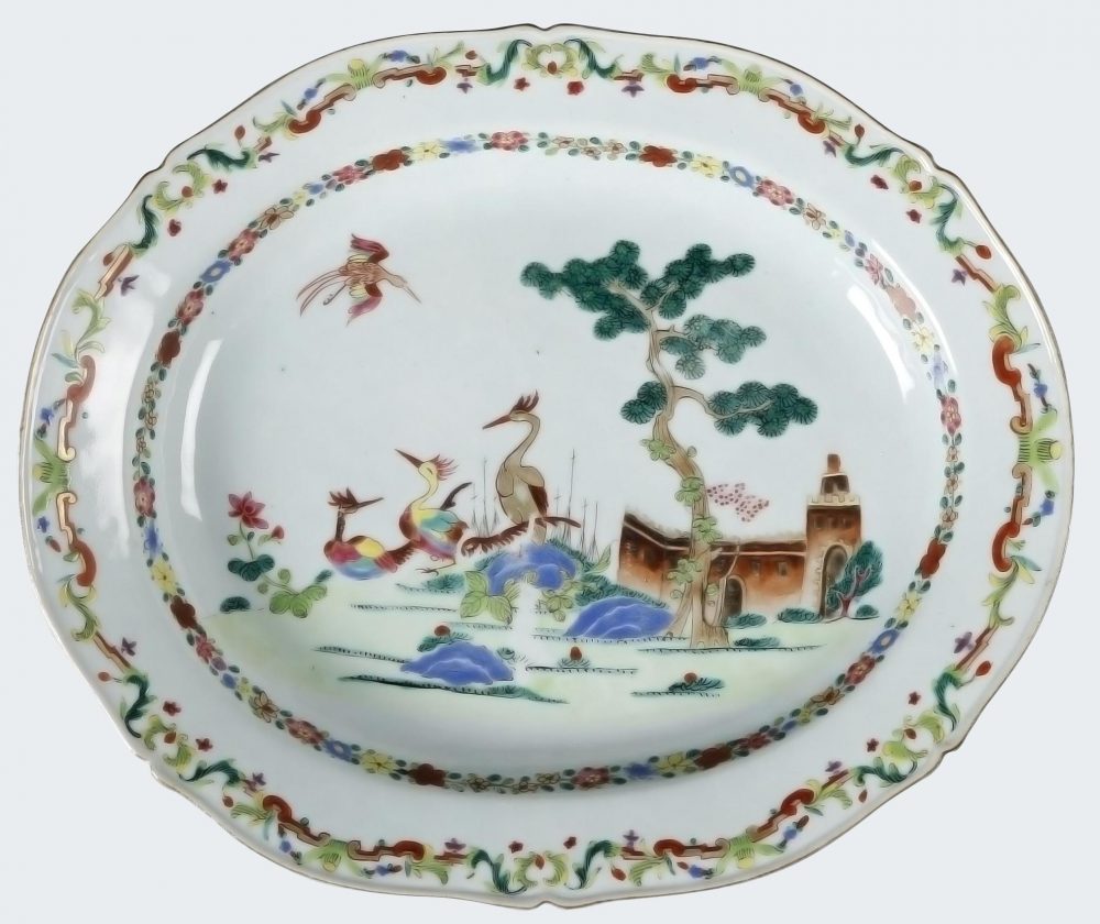 Famille rose Porcelaine Qianlong (1735-1795), vers 1745, Chine