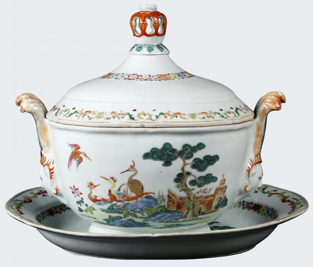 Famille rose Porcelaine Qianlong (1735-1795), vers 1745, Chine