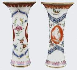 Famille rose Porcelain Qianlong (1736-1795), vers 1740, Chine