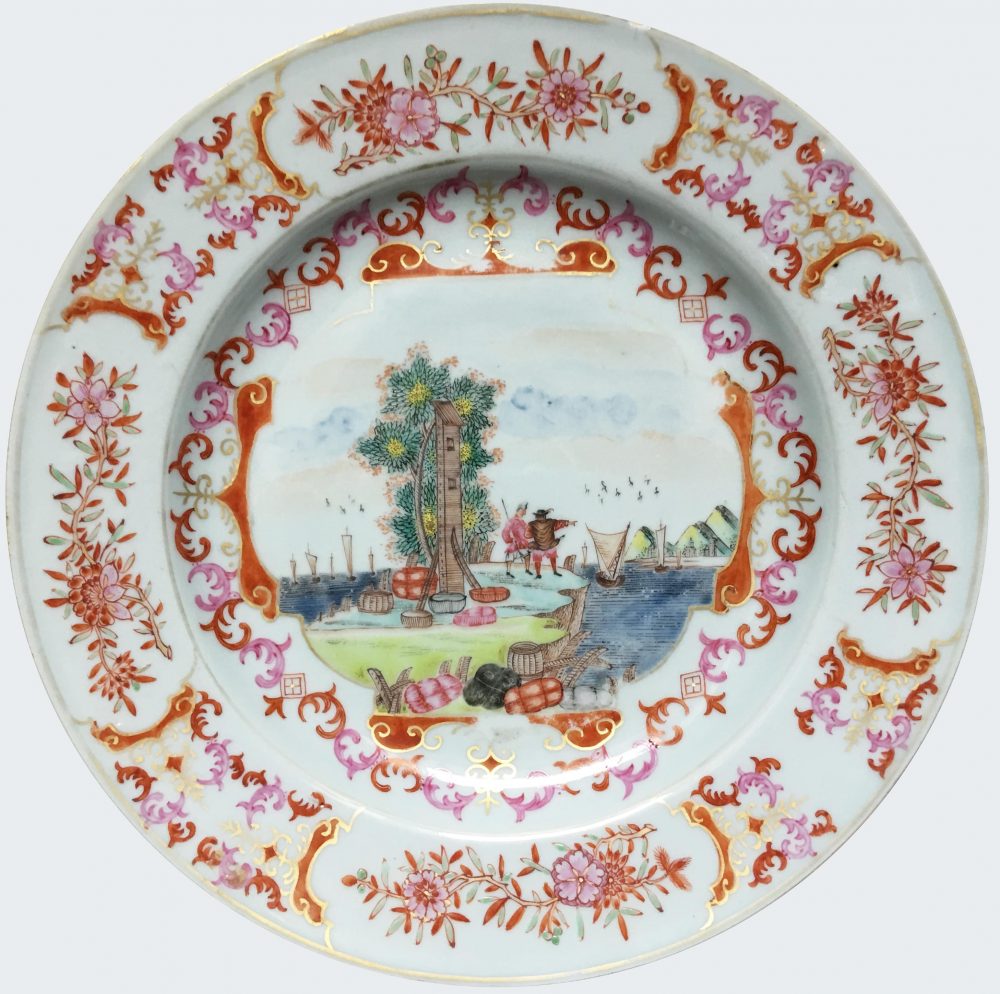 Porcelaine Qianlong (1736-1795), circa 1740, Chine Porcelaine Qianlong (1736-1795), circa 1740, Chine