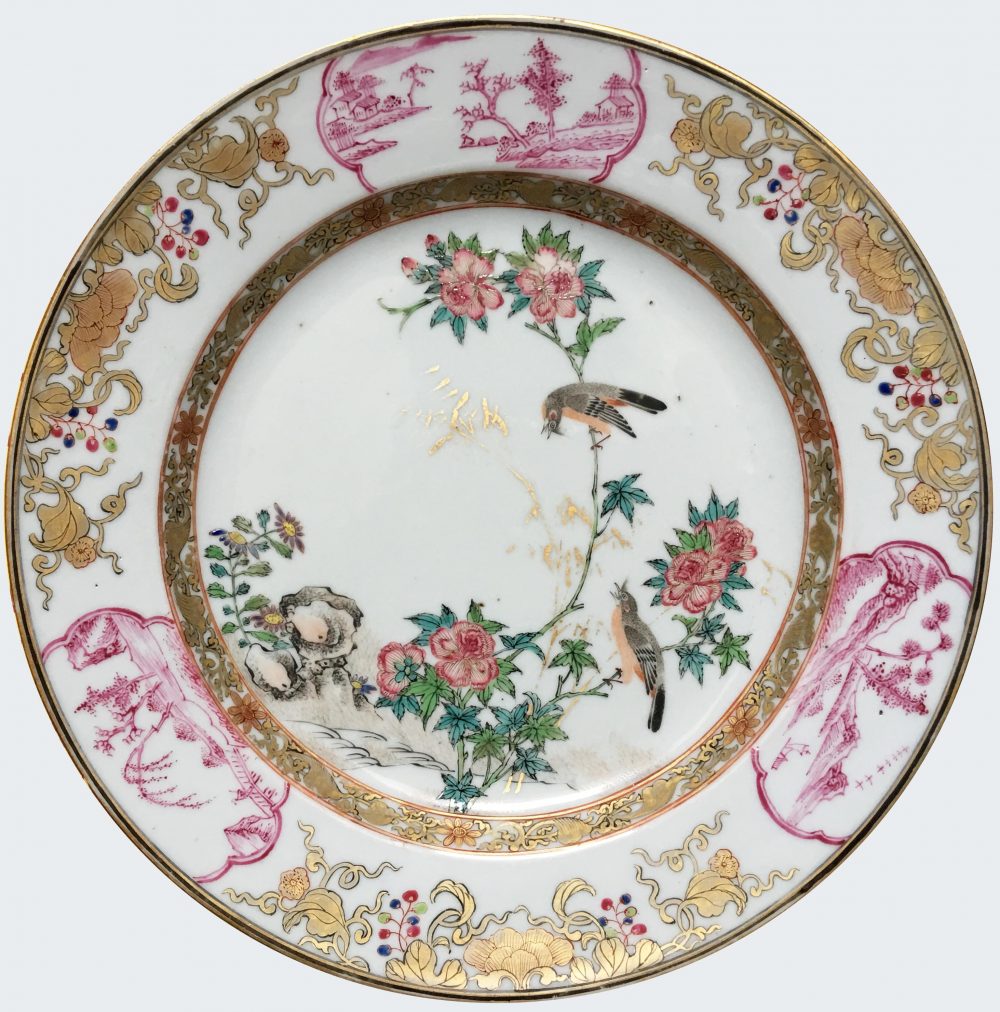 Famille rose Porcelaine Yongzheng (1723-1735), Chine