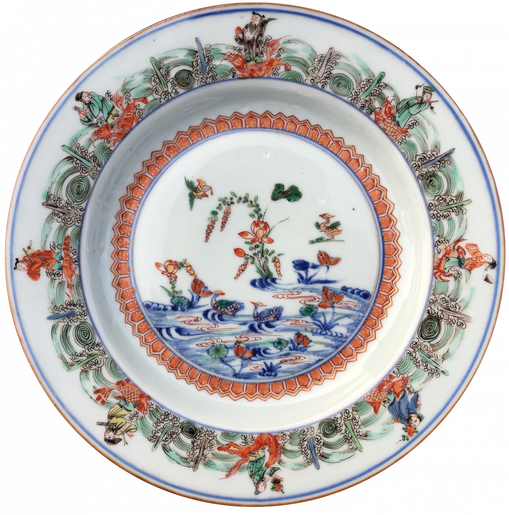 Porcelaine Kangxi (1662-1722), vers 1720, Chine Porcelaine Kangxi (1662-1722), vers 1720, Chine