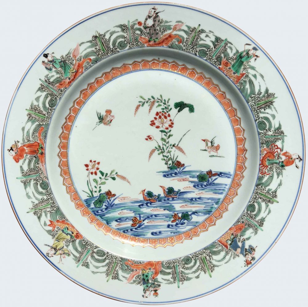 Porcelaine Kangxi (1662-1722), circa 1720, Chine Porcelaine Kangxi (1662-1722), circa 1720, Chine