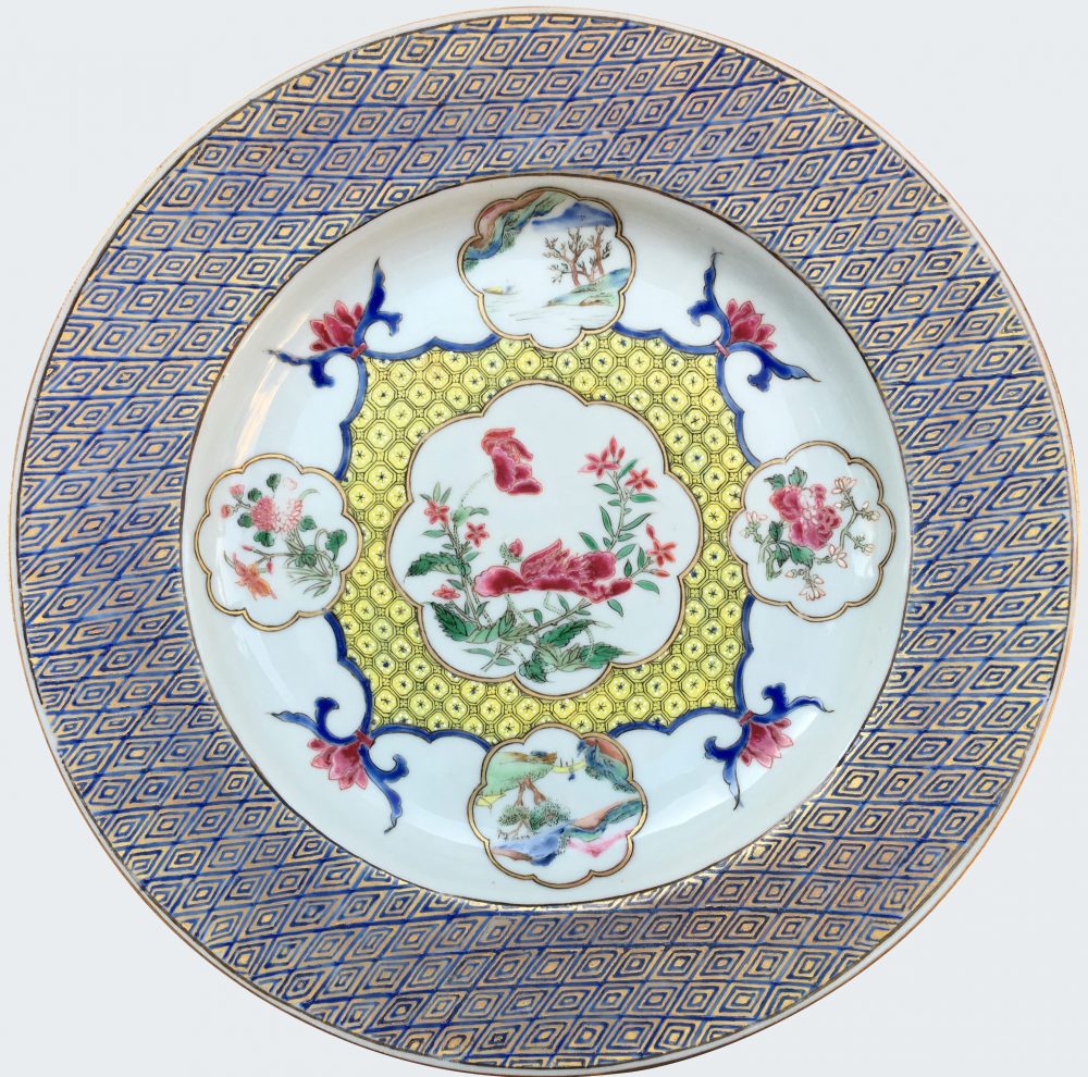 Famille rose Porcelain Yongzheng (1723-1735), Chine