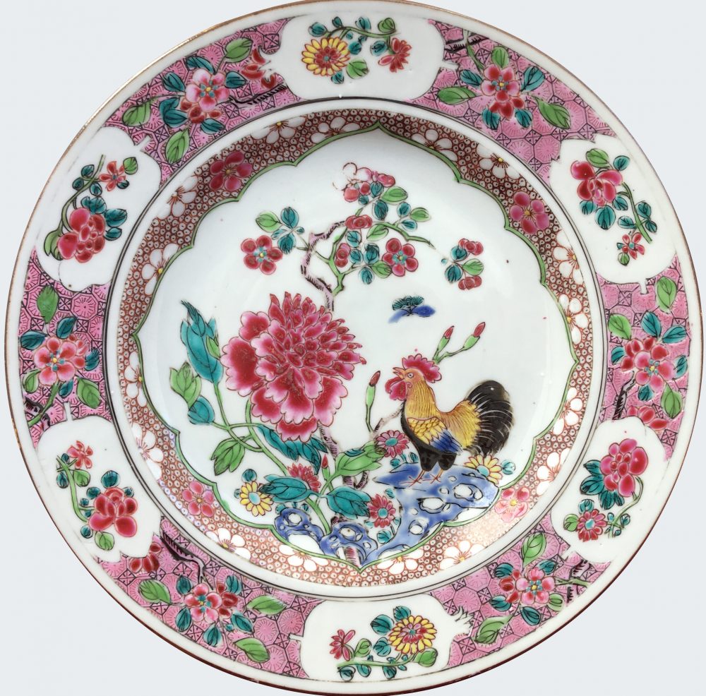Famille rose Porcelaine Yongzheng (1723-1735), circa 1735, Chine