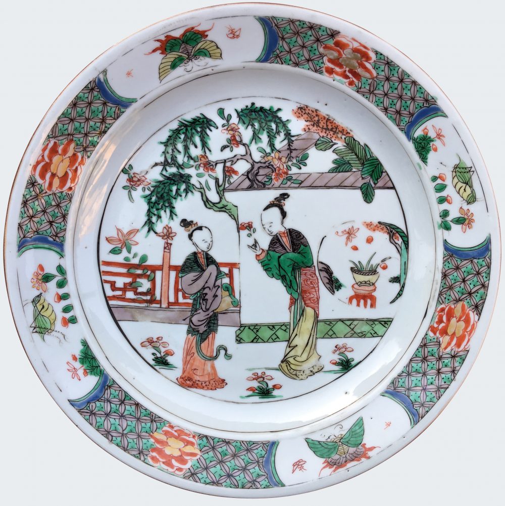 Famille verte Porcelaine Kangxi (1662-1722), Chine