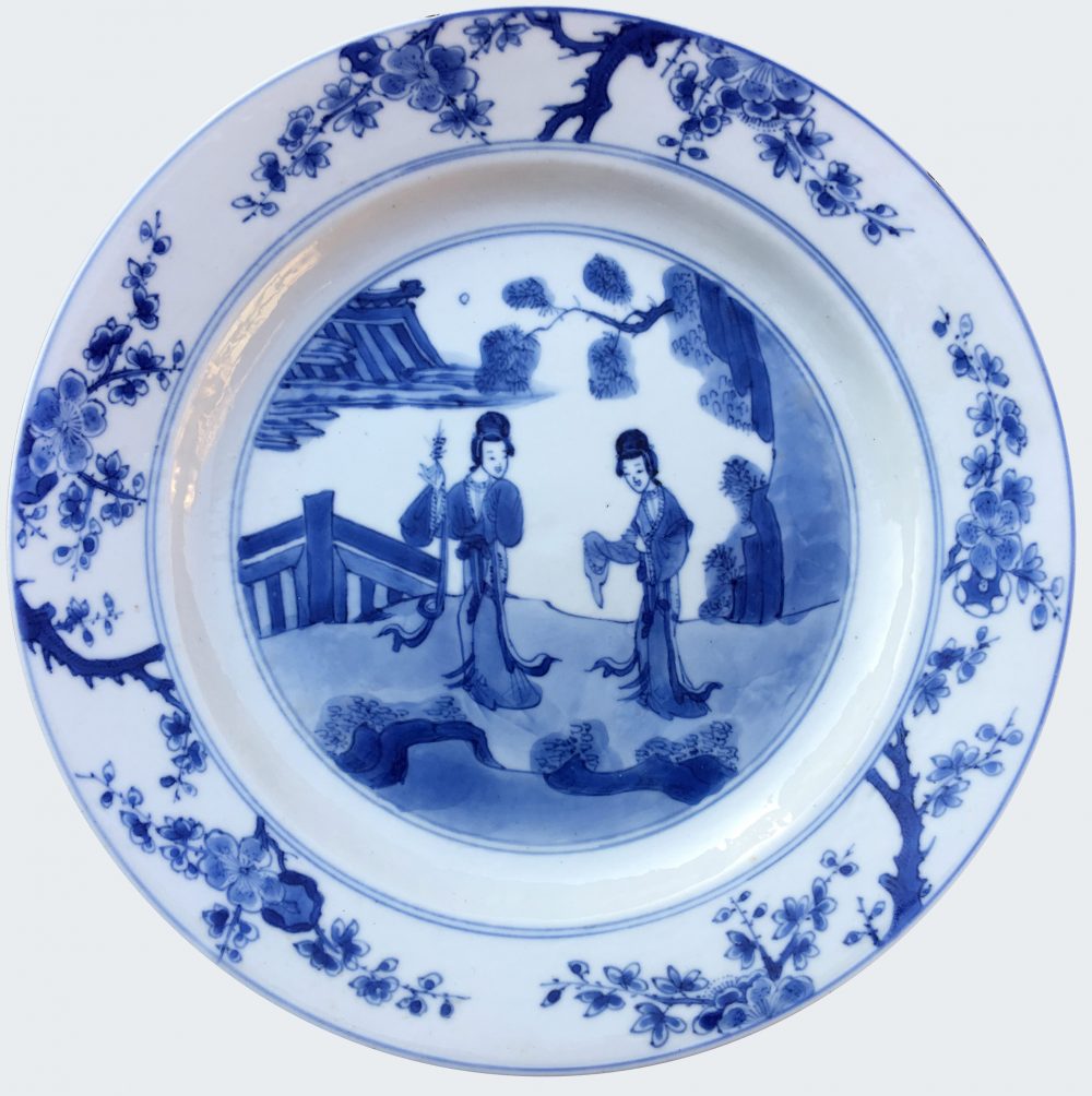 Porcelain Kangxi (1662-1722), marque apocryphe Jiajing (1522-1566), Chine Porcelain Kangxi (1662-1722), marque apocryphe Jiajing (1522-1566), Chine