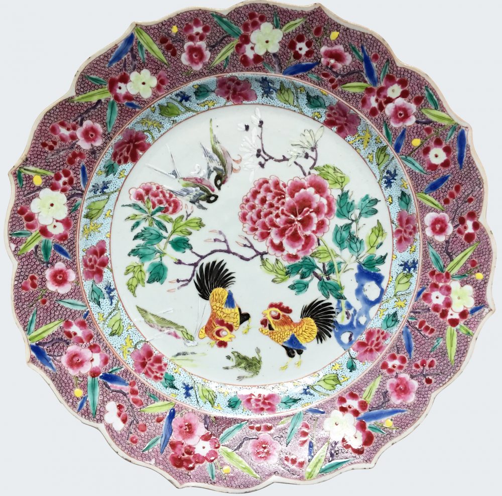 Famille rose Porcelaine Fin de la période Yongzheng (1723-1735), début de la période Qianlong (1736-1795), Chine