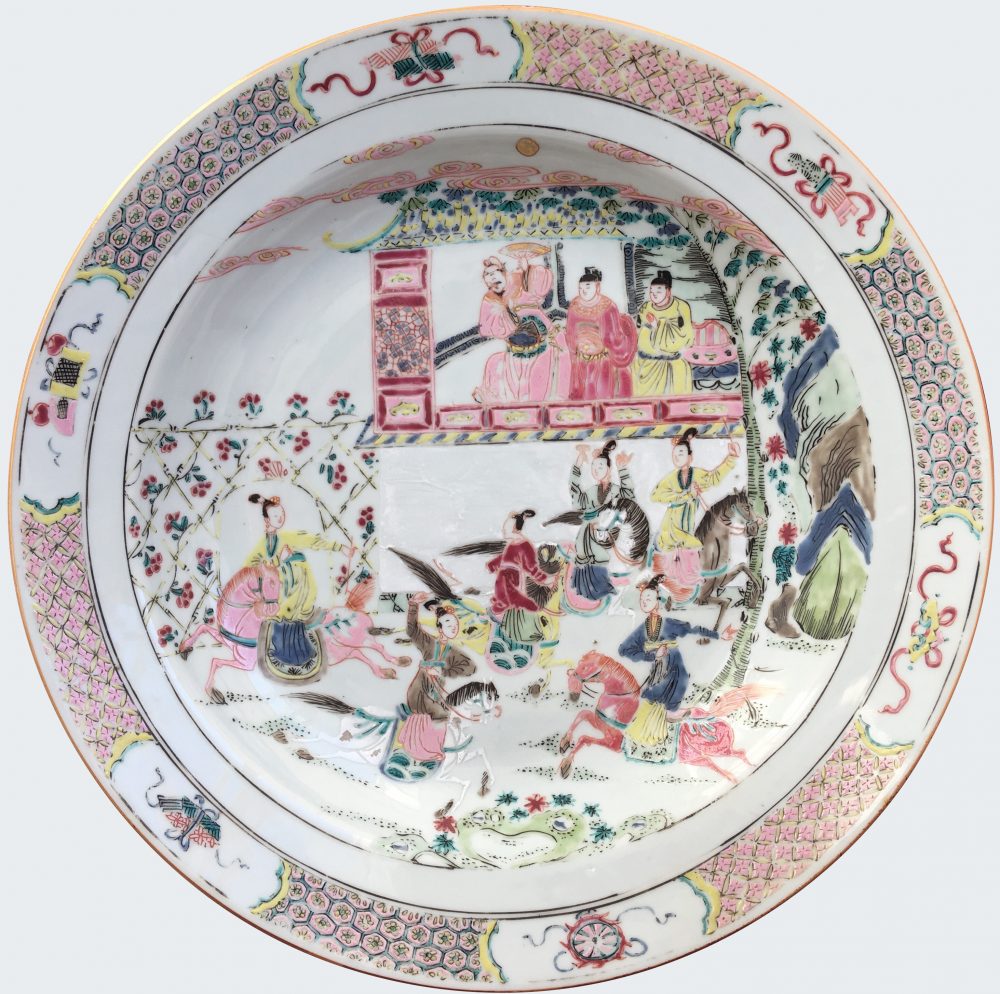 Famille rose Porcelaine Yongzheng (1723-1735), Chine