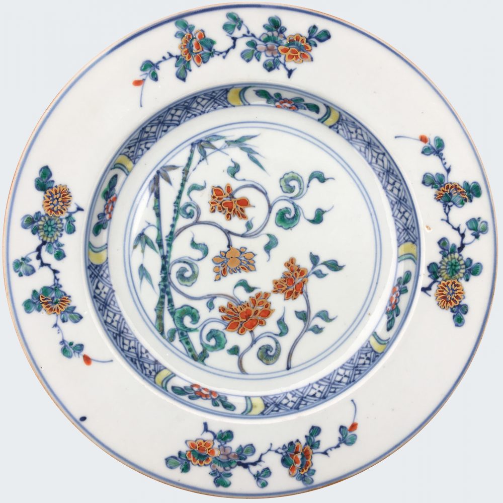 Porcelaine Kangxi (1662-1722) ou Yongzheng (1723-1735), China Porcelaine Kangxi (1662-1722) ou Yongzheng (1723-1735), China