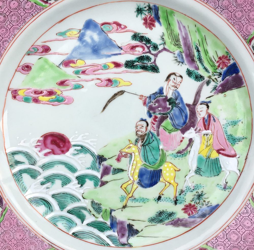 Famille rose Porcelaine Yongheng (1723-1735), Chine