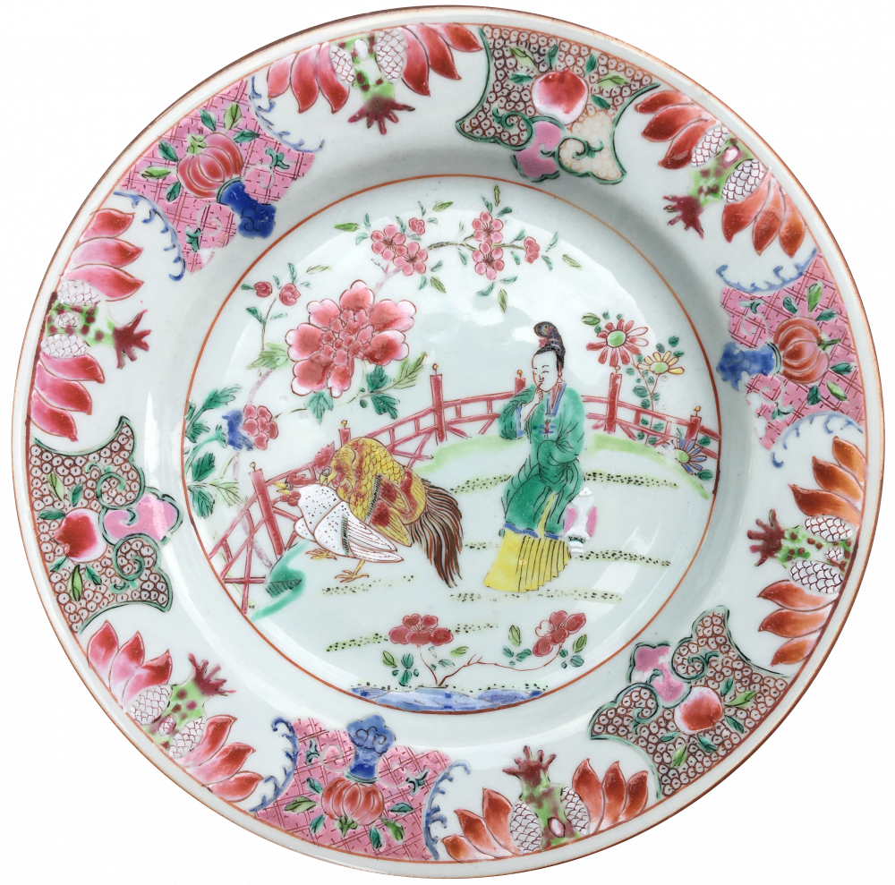 Famille rose Porcelaine Yongheng (1723-1735), Chine