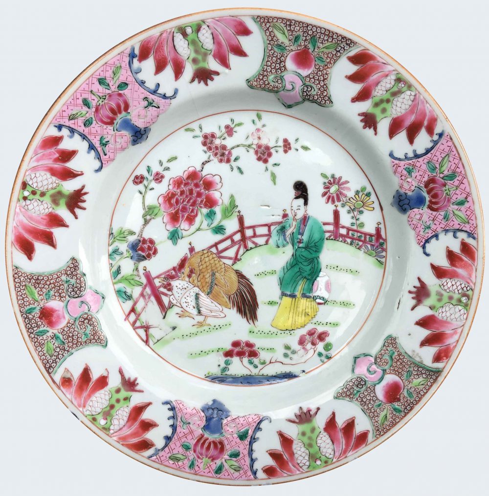 Famille rose Porcelaine Yongheng (1723-1735), Chine