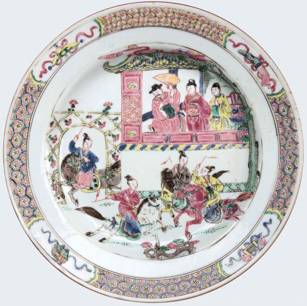 Famille rose Porcelaine Yongheng (1723-1735), Chine