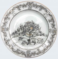 Porcelaine Qianlong (1735-1795), circa 1740, China Porcelaine Qianlong (1735-1795), circa 1740, China