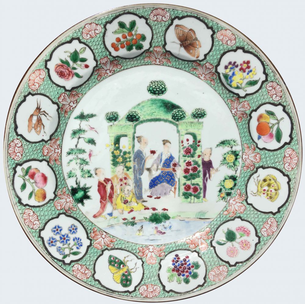 Porcelaine Qianlong (1736-1795), circa 1740, Chine Porcelaine Qianlong (1736-1795), circa 1740, Chine