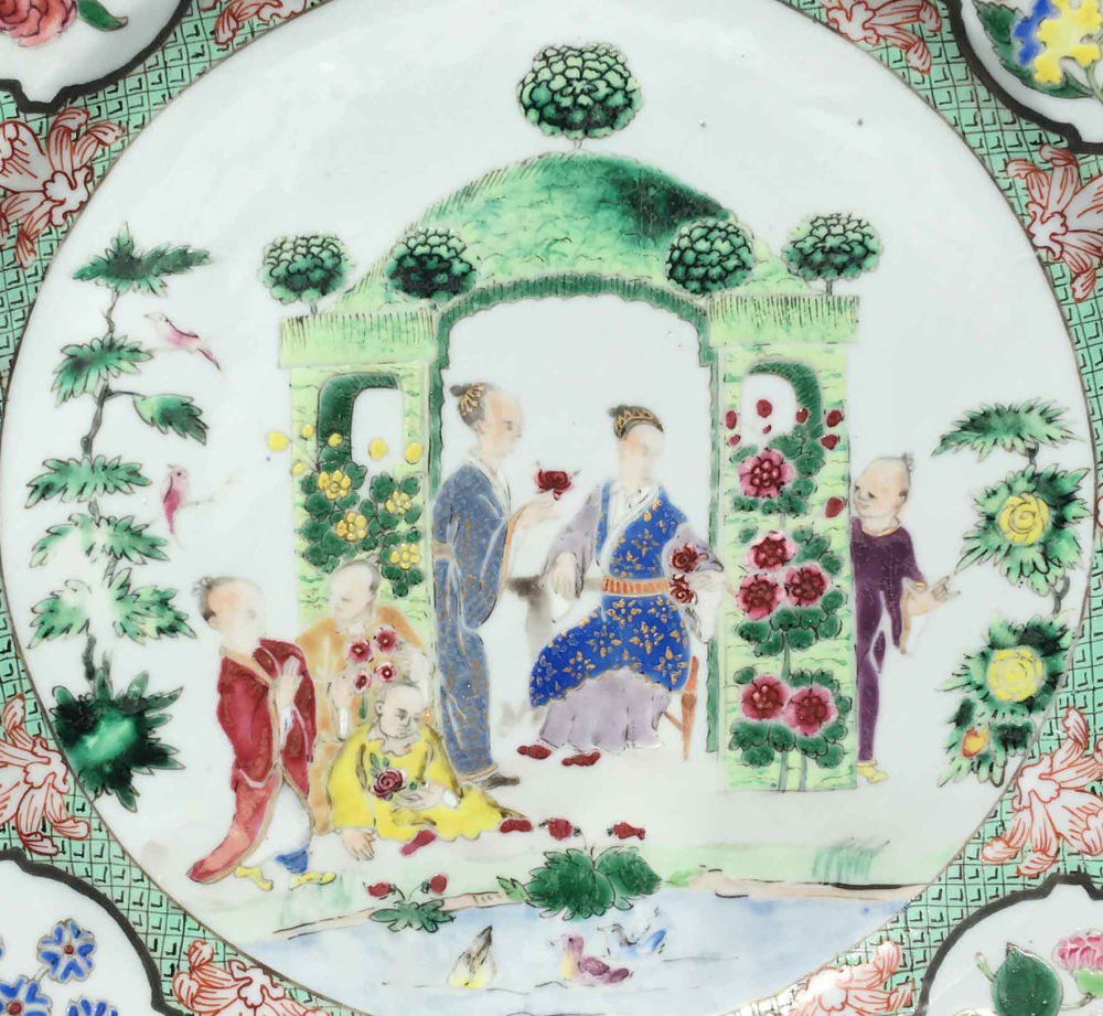 Porcelaine Qianlong (1736-1795), circa 1740, Chine Porcelaine Qianlong (1736-1795), circa 1740, Chine