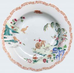 Famille rose Porcelaine Qianlong (1735-1795), Circa 1735-1750, Chine