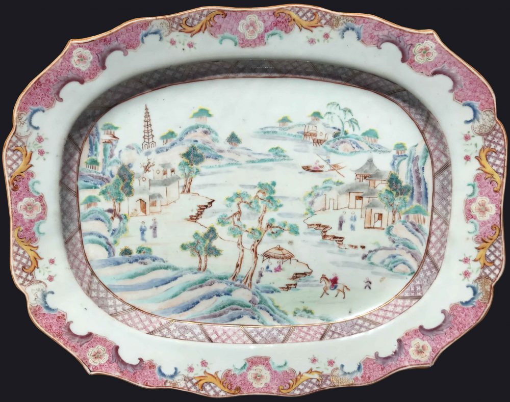 Famille rose Porcelaine Qianlong (1736-1795), Chine