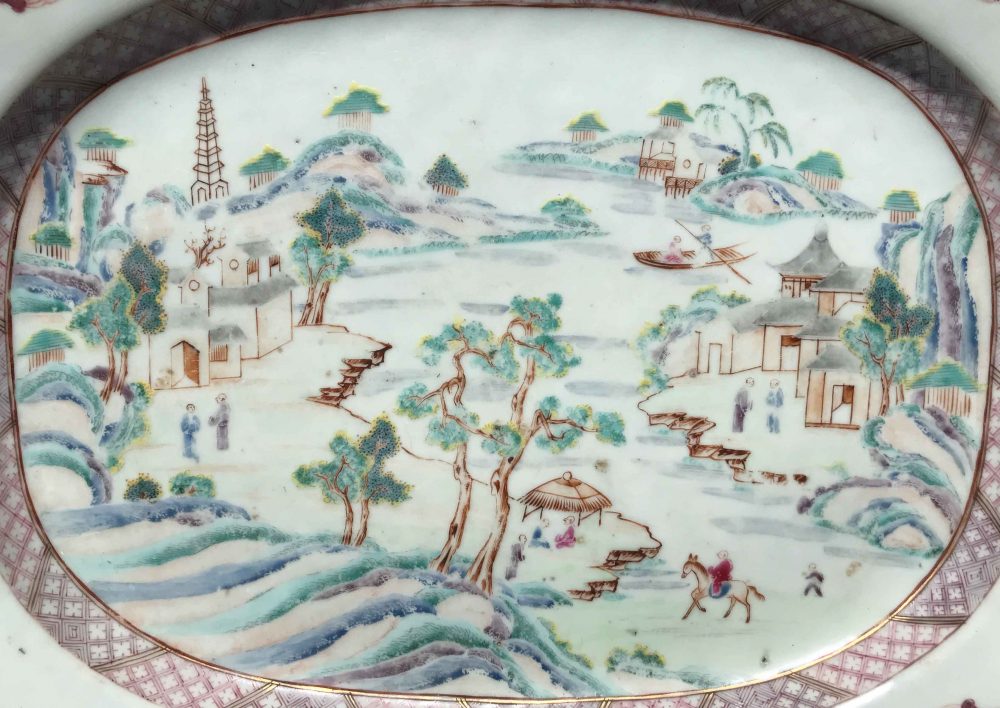 Famille rose Porcelaine Qianlong (1736-1795), Chine