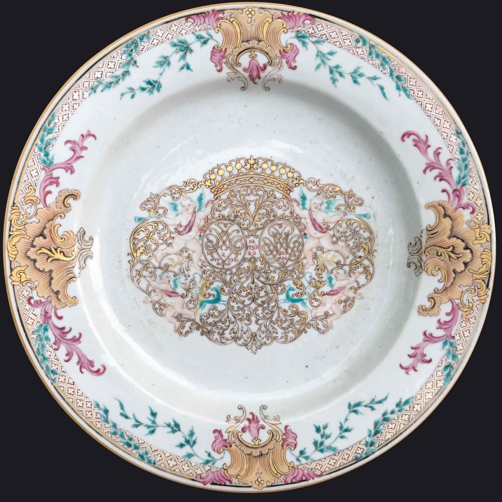 Porcelaine Qianlong (1735-1795), circa 1750, Chine Porcelaine Qianlong (1735-1795), circa 1750, Chine