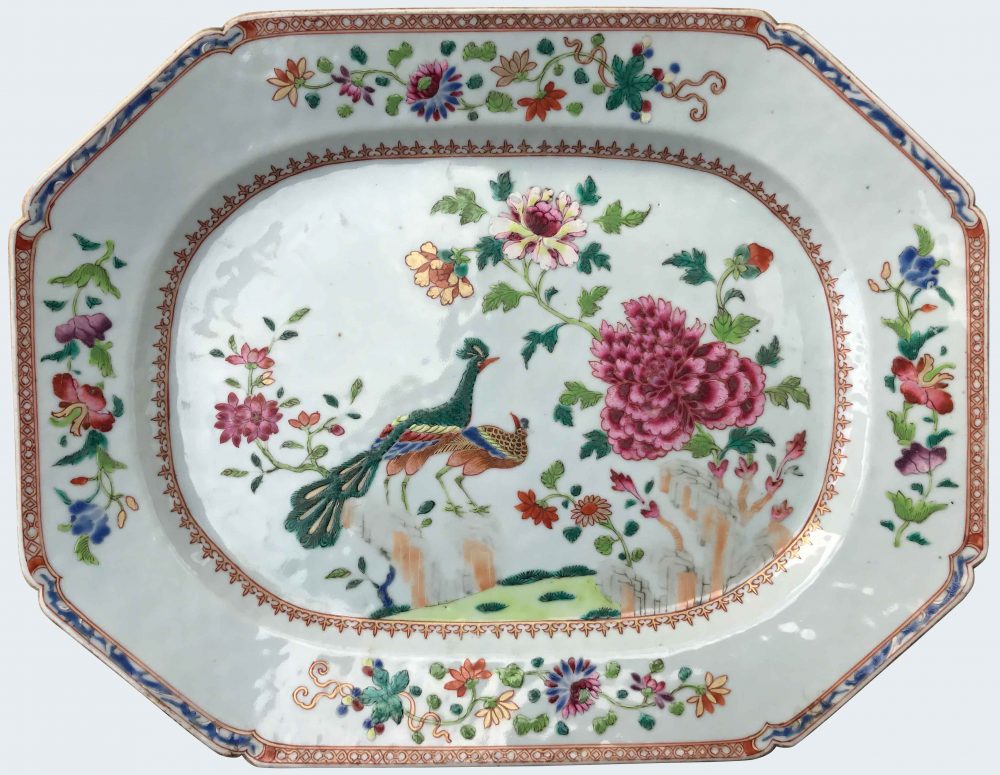 Famille rose Porcelain Qianlong (1735-1795), circa 1760, Chine Famille rose Porcelain Qianlong (1735-1795), circa 1760, Chine