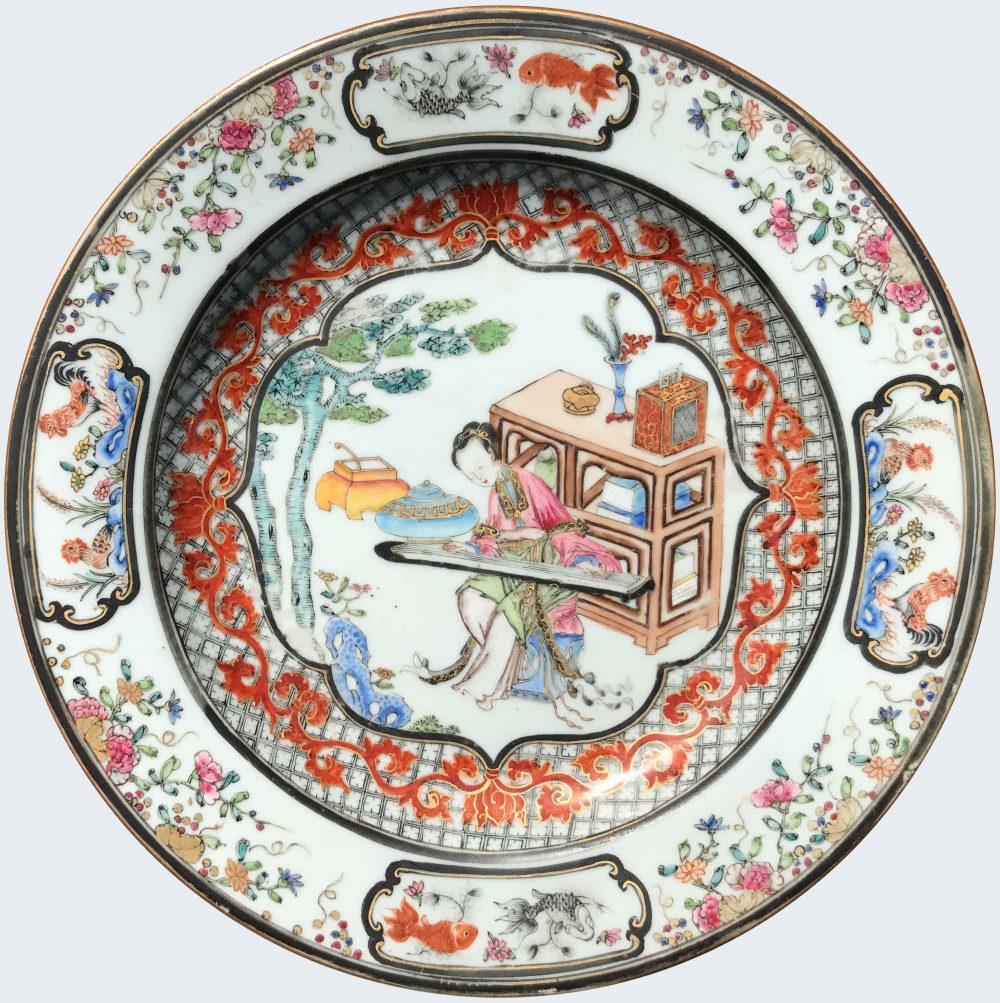 Famille rose Porcelaine  Yongzheng (1723-1735), circa 1735, Chine