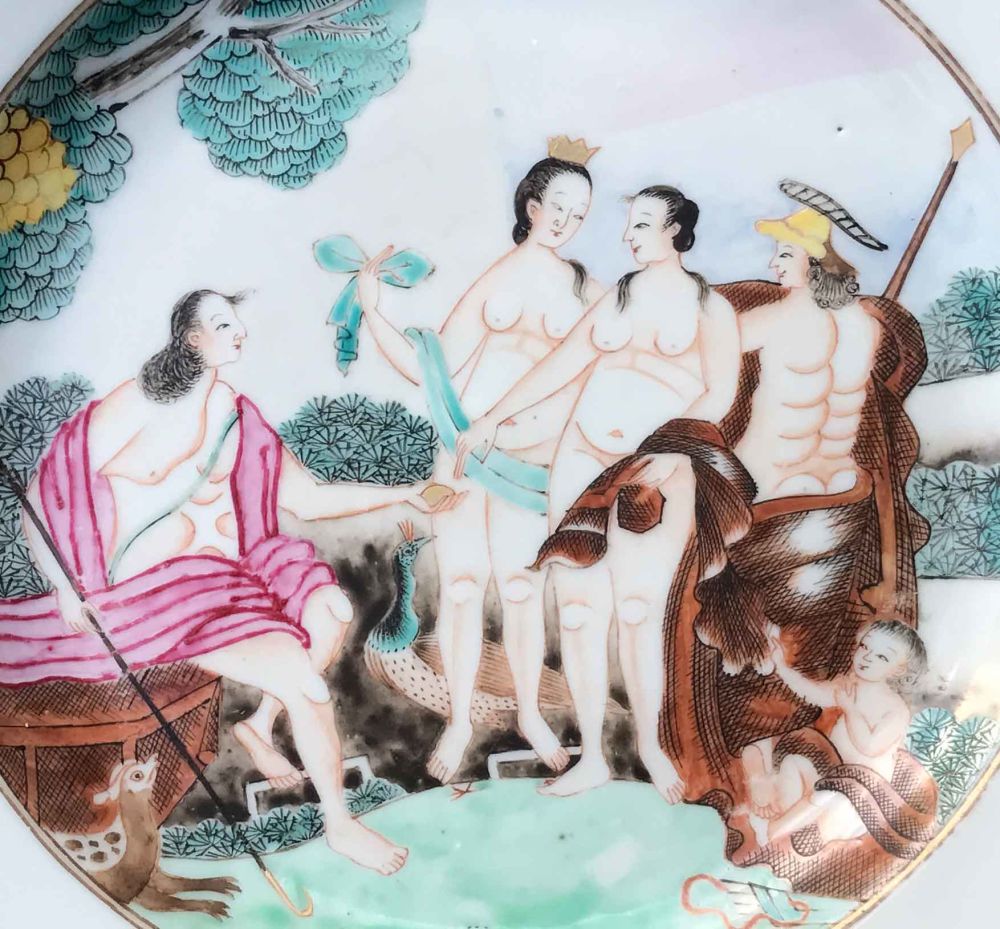 Famille rose Porcelaine Qianlong (1735-1795), circa 1750, Chine