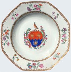 Famille rose Porcelaine Qianlong (1735-1795), circa 1755, Chine