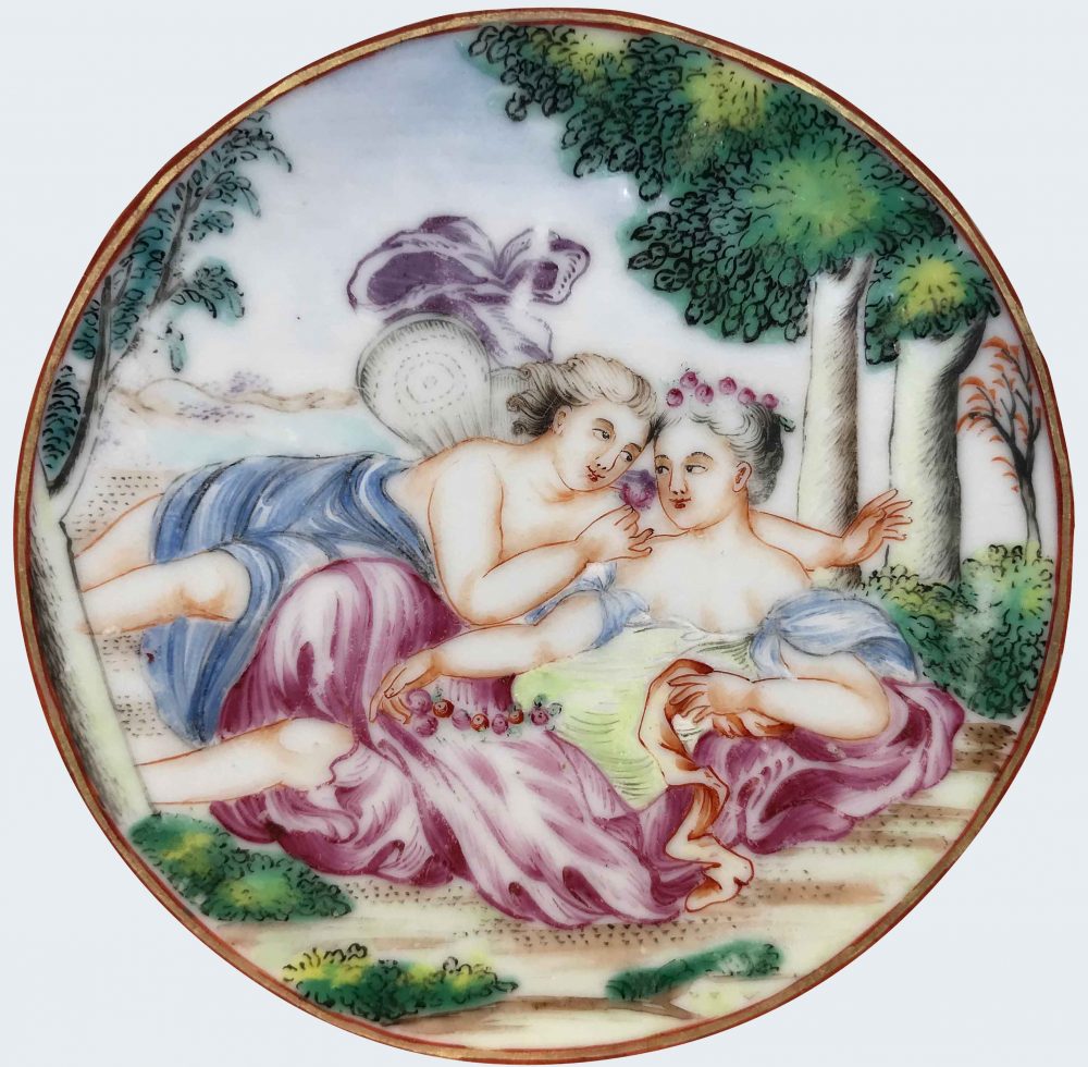 Famille rose Porcelaine Qianlong (1735-1795), circa 1785, Chine