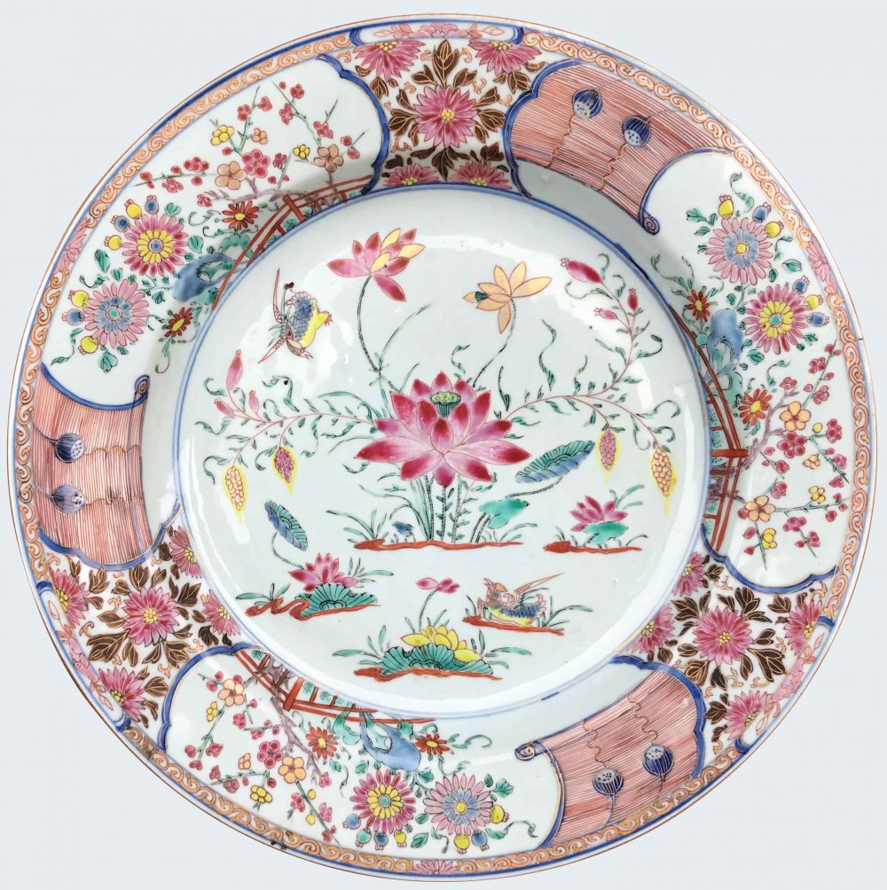 Famille rose Porcelaine Yongzheng (1723-1735), Chine