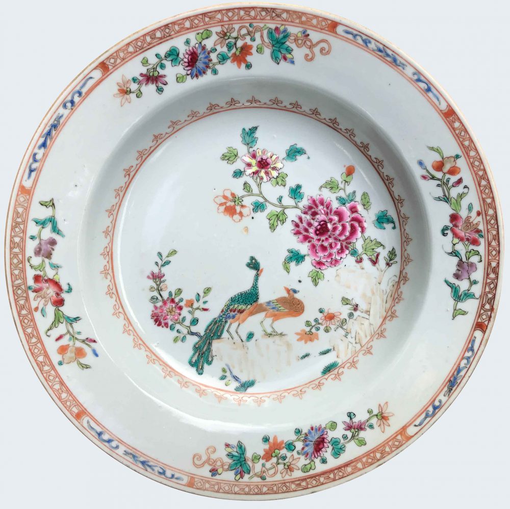Famille rose Porcelaine Qianlong (1735-1795), circa 1760, Chine Famille rose Porcelaine Qianlong (1735-1795), circa 1760, Chine