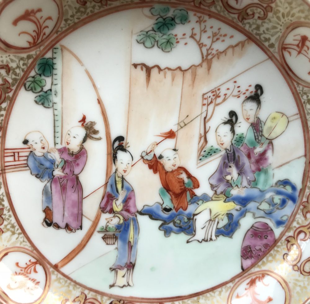 Famille rose Porcelaine Qianlong (1735-1795), circa 1740/50, Chine