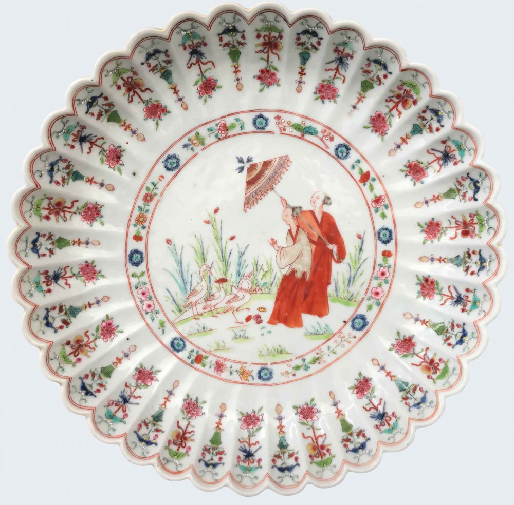 Famille rose Porcelaine Qianlong (1735-1795), circa 1740/45, Chine Famille rose Porcelaine Qianlong (1735-1795), circa 1740/45, Chine