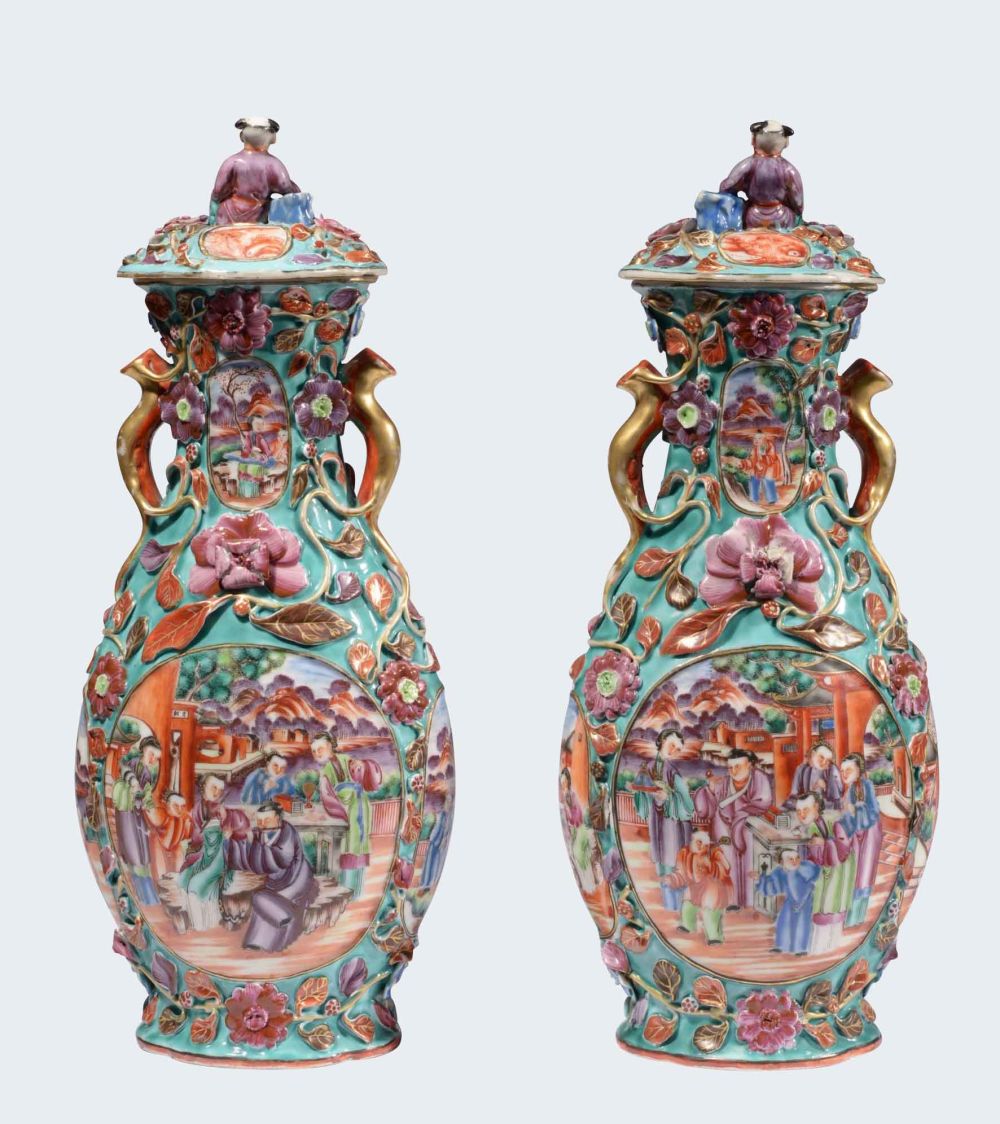Porcelaine Qianlong (1735-1795), circa 1785, Chine Porcelaine Qianlong (1735-1795), circa 1785, Chine