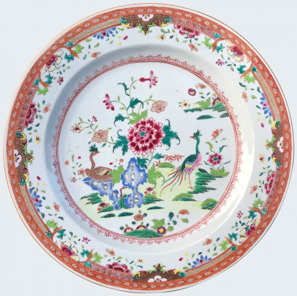 Famille rose Porcelaine Qianlong (1735-1795), after 1775, Chine Famille rose Porcelaine Qianlong (1735-1795), after 1775, Chine