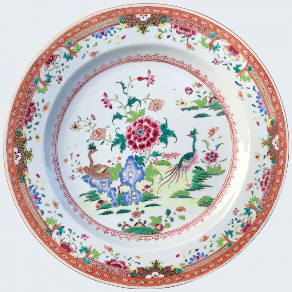 Famille rose Porcelaine Qianlong (1735-1795), after 1775, Chine