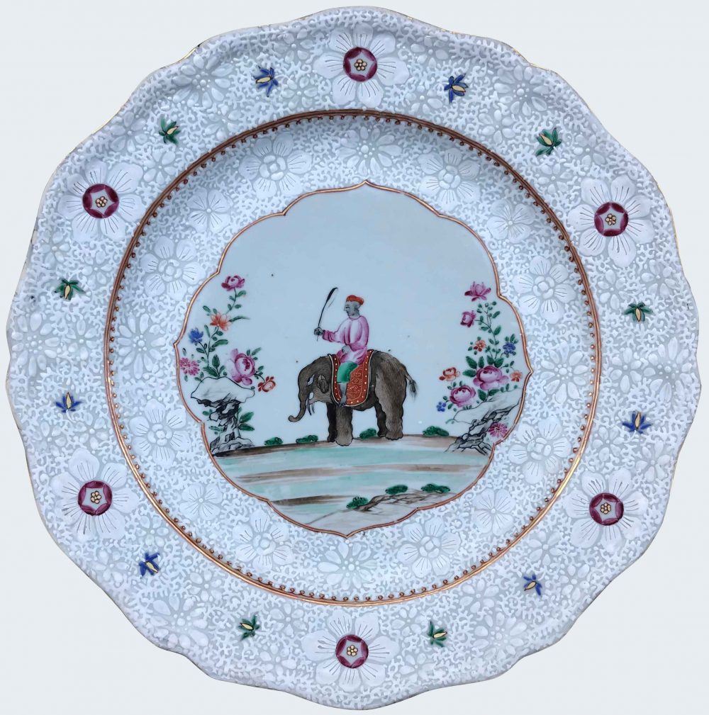 Porcelaine Qianlong (1735-1795), circa 1760, Chine Porcelaine Qianlong (1735-1795), circa 1760, Chine