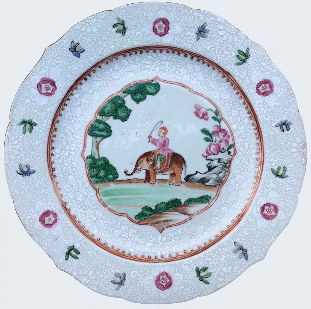 Porcelaine Qianlong (1735-1795), circa 1760, Chine Porcelaine Qianlong (1735-1795), circa 1760, Chine