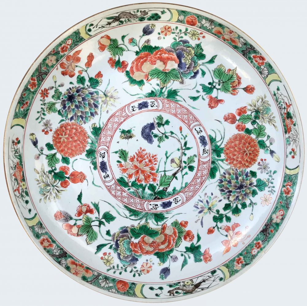 Famille verte Porcelaine kangxi (1662-1722), Chine