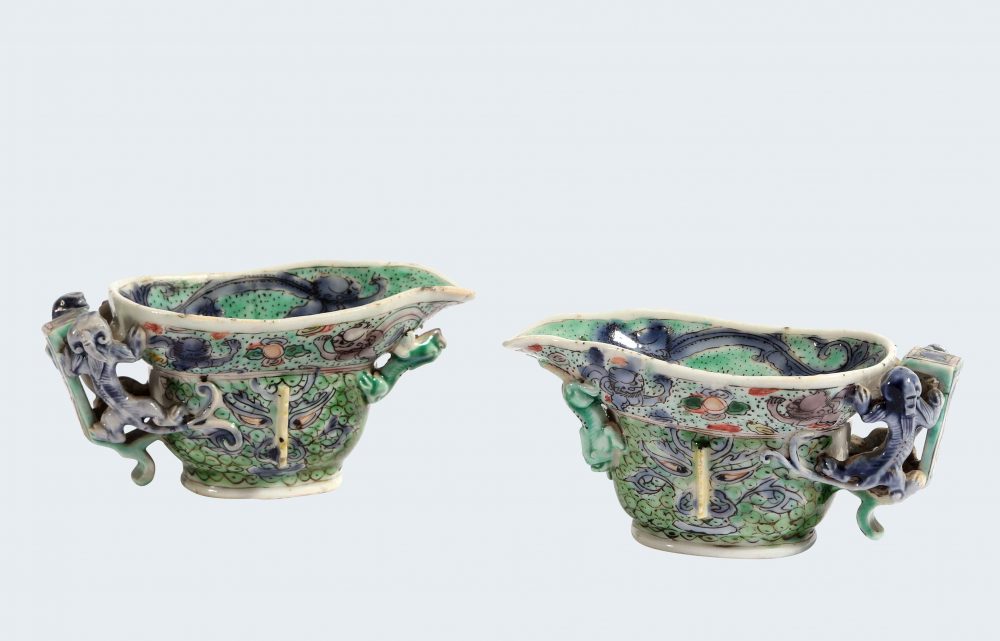 Famille verte porcelaine Kangxi (1662-1722), Chine Famille verte porcelaine Kangxi (1662-1722), Chine