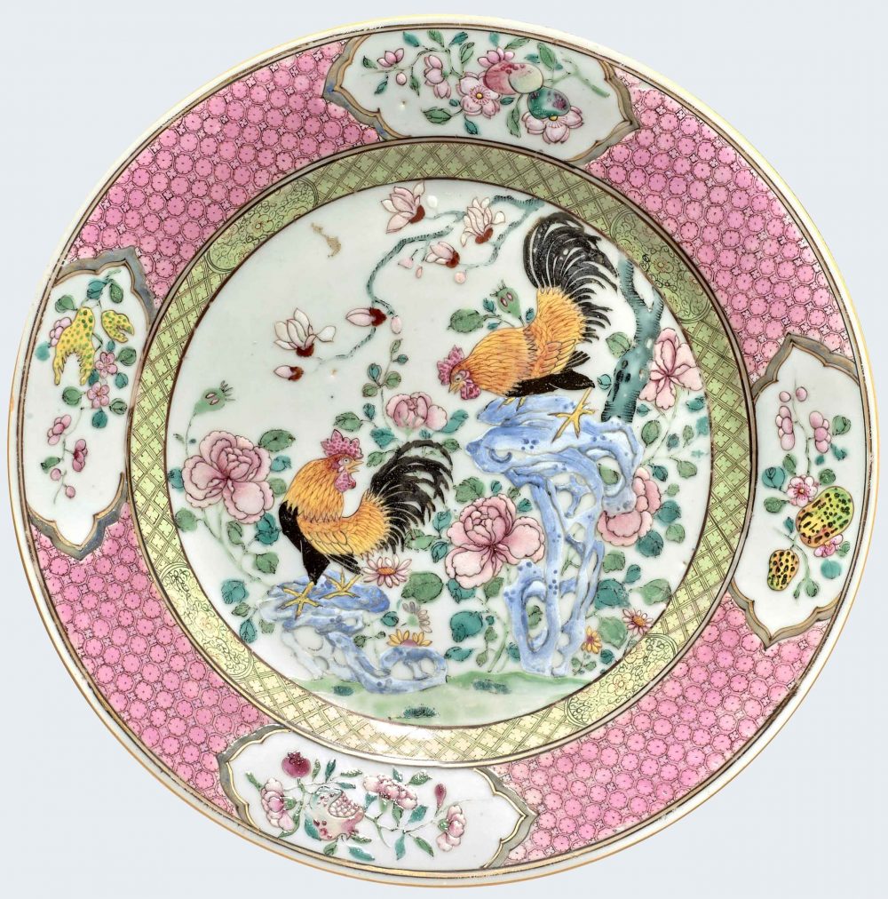 Famille rose Porcelaine Yongzheng (1723-1735), Chine